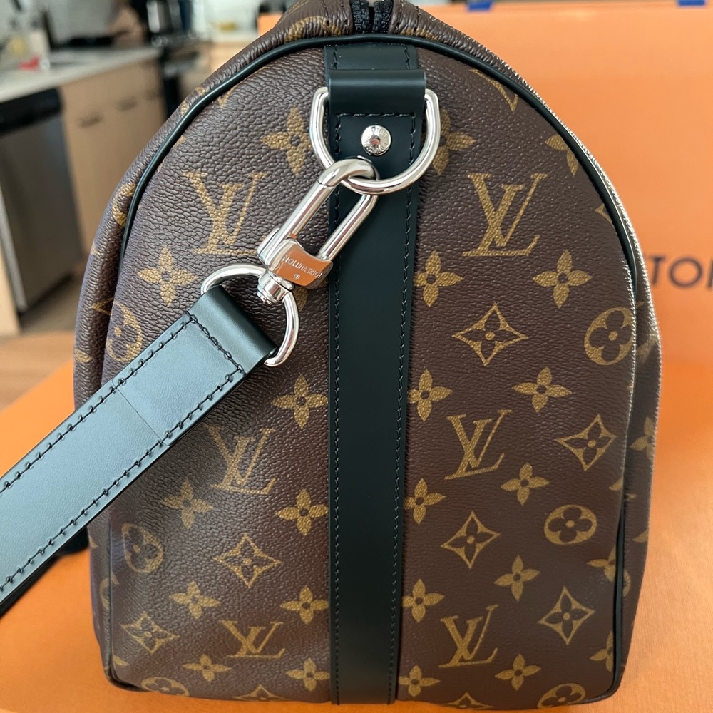 Louis Vuitton Monogram Macassar Keepall 45 Bandouliere - Picture 5 of 16